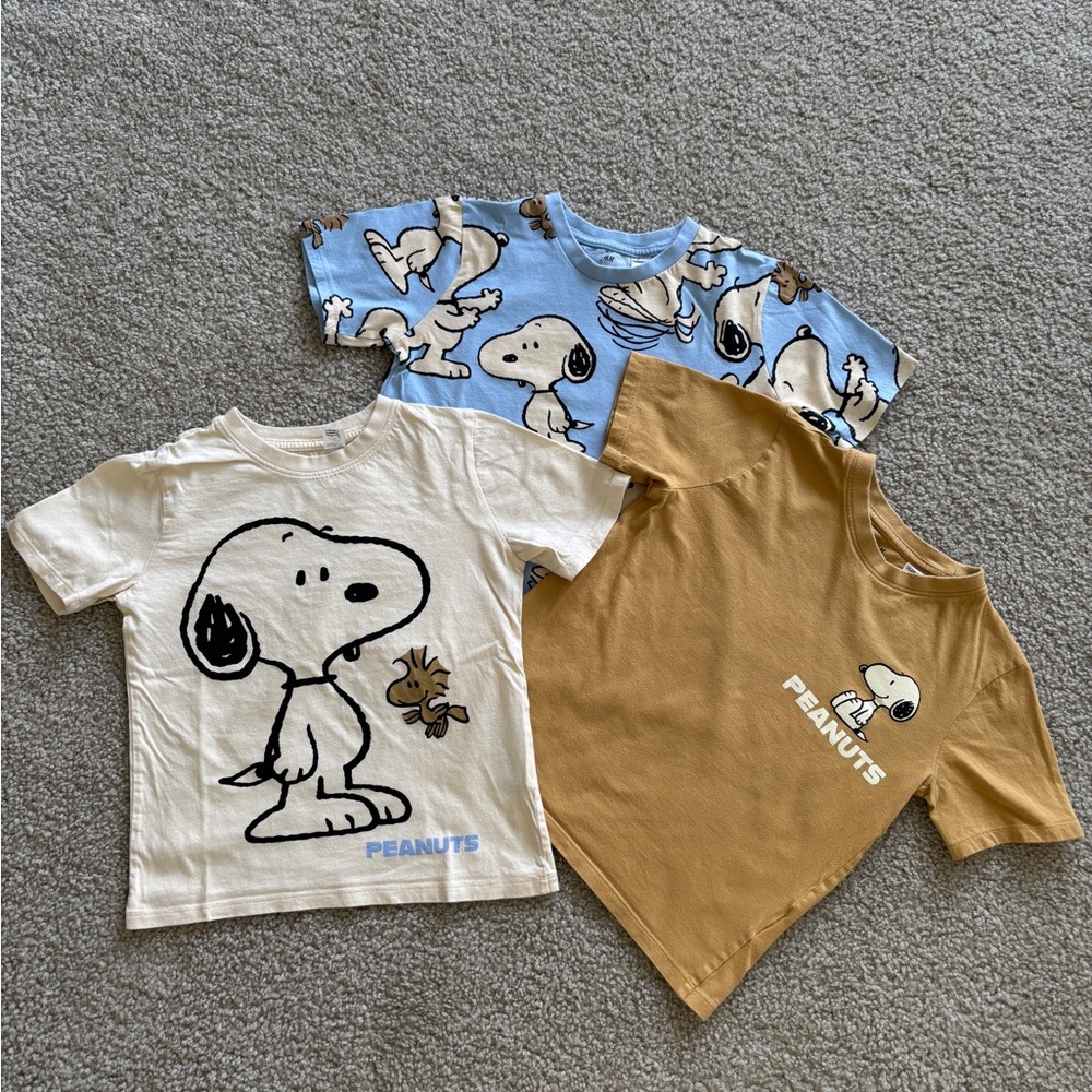 3 Snoopy shirts